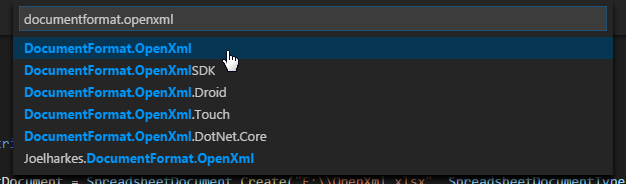 .Net Core使用OpenXML导出、导入Excel