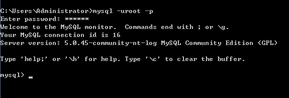 MySQL基于DOS命令行登录操作实例(图文说明) 