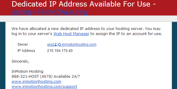 InMotionHosting服务器的购买及独立IP配置教程