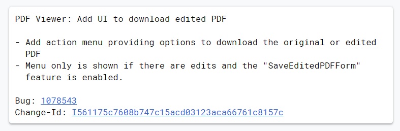 谷歌 Chrome 将允许用户下载编辑后的 PDF 副本