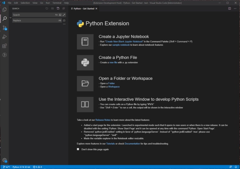 微软发布 Visual Studio Code 6 月 Python 扩展更新