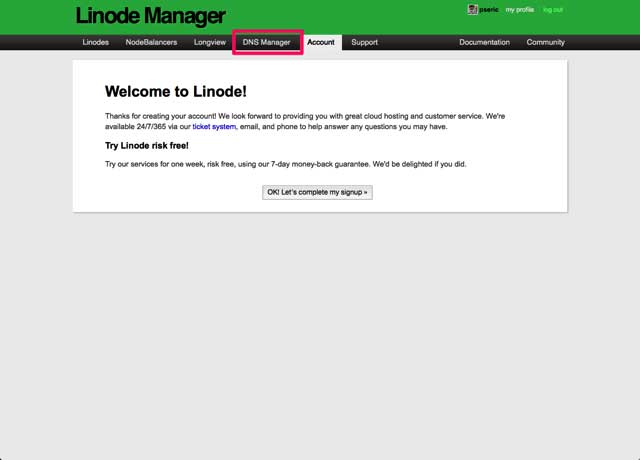 Linode 提供免费DNS代管服务，注册即可使用