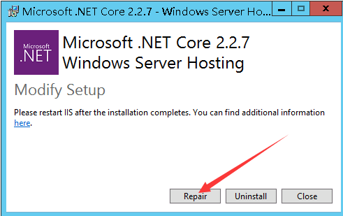 .Net Core WebApi部署到Windows服务器上的步骤