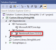 .NET Core中创建和使用NuGet包的示例代码