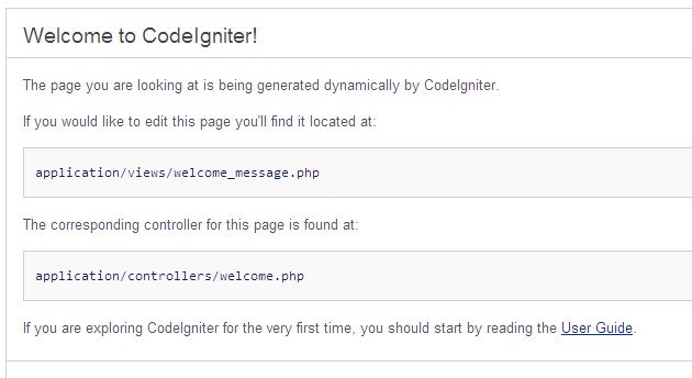 CI(CodeIgniter)框架配置