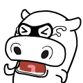 奶牛动态qq表情包 壮牛也能很搞笑