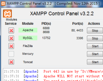 如何修改Xampp服务器上的mysql密码(图解)