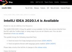 Java 开发工具 IntelliJ IDEA 2020.1.4 正式发布