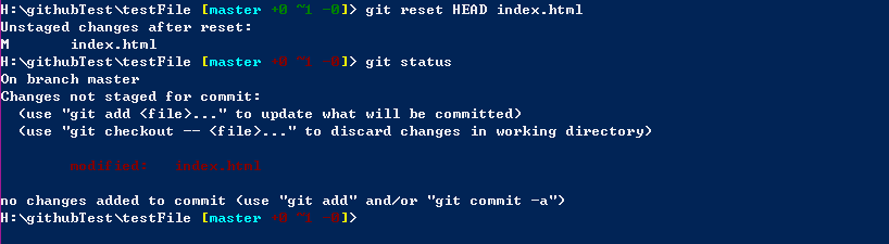 Git 撤销操作、删除文件和恢复文件
