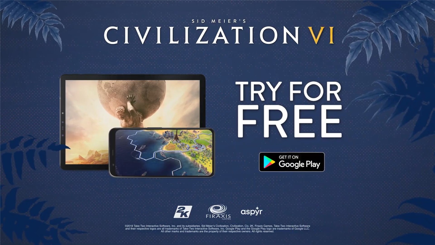 《文明 6》正式推出安卓版：前 60 回合免费游玩
