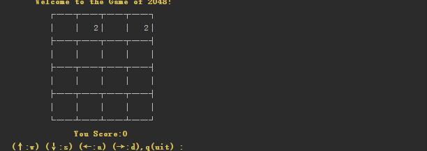 用Python写一个无界面的2048小游戏