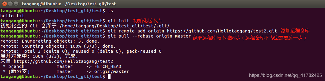 Linux/Ubuntu Git从安装到使用的方法步骤