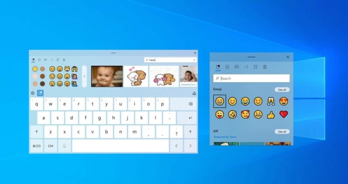 Win10 新增三个 Win10X 功能：表情符号选取器、新触摸键盘、语音输入