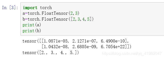 PyTorch中Tensor的数据类型和运算的使用