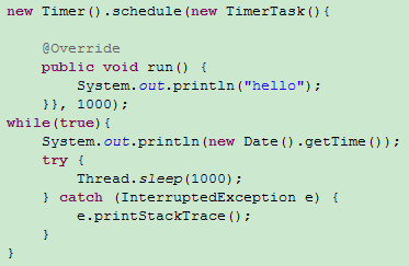 浅谈Timer和TimerTask与线程的关系
