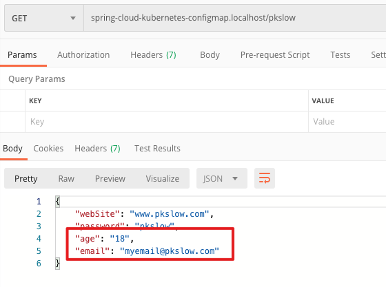 Springboot整合Spring Cloud Kubernetes读取ConfigMap支持自动刷新配置的教程