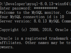 mysql 8.0.13 解压版安装配置方法图文教程