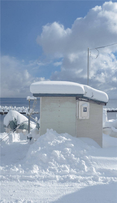 日本白色雪景北海道好看的壁纸 约定一起的地美景