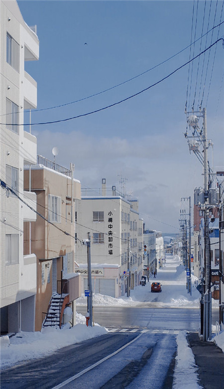 日本白色雪景北海道好看的壁纸 约定一起的地美景