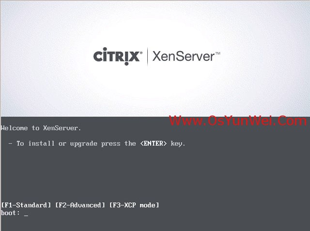 linux XenServer 6.2安装图解教程