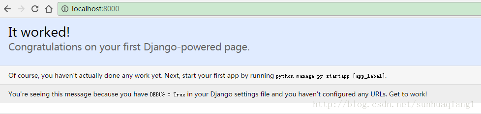 Python之Web框架Django项目搭建全过程