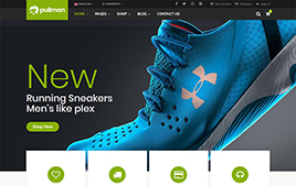 HTML5大气外贸鞋子在线商城网站源码