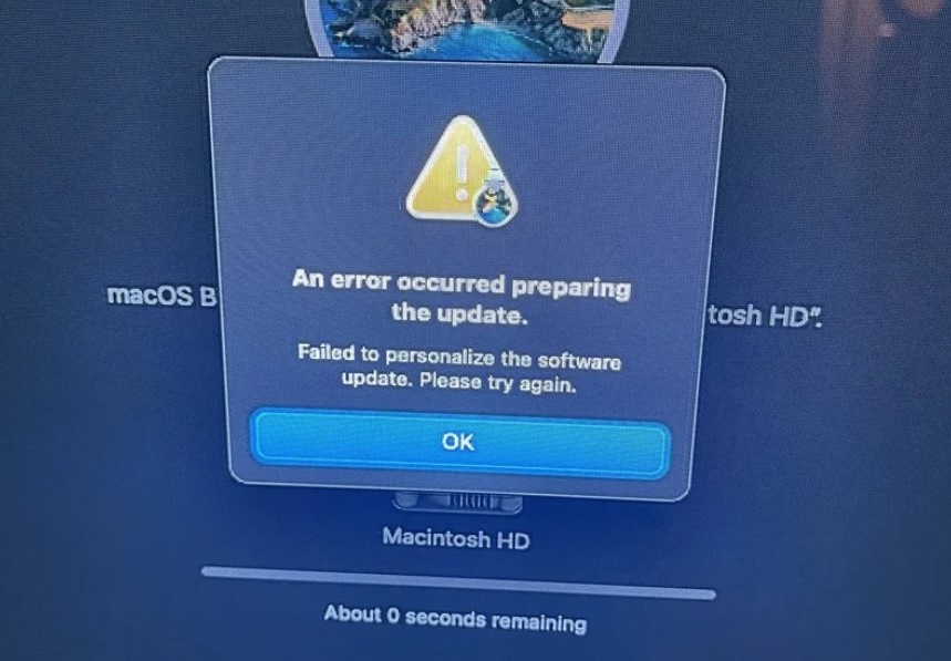 苹果 M1 Mac 上重装 macOS 出现错误，官方提供解决方法