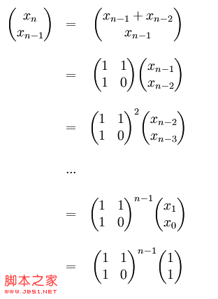 求斐波那契(Fibonacci)数列通项的七种实现方法