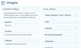 编写PHP脚本使WordPress的主题支持Widget侧边栏