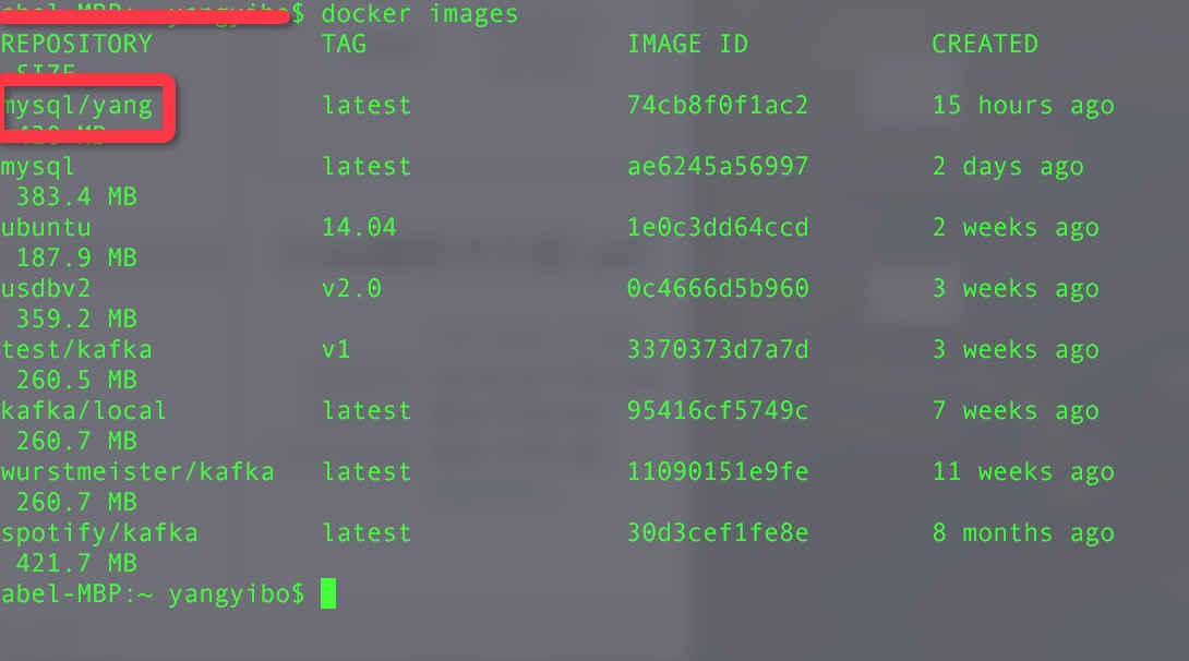 mac 中docker安装mysql的图文教程