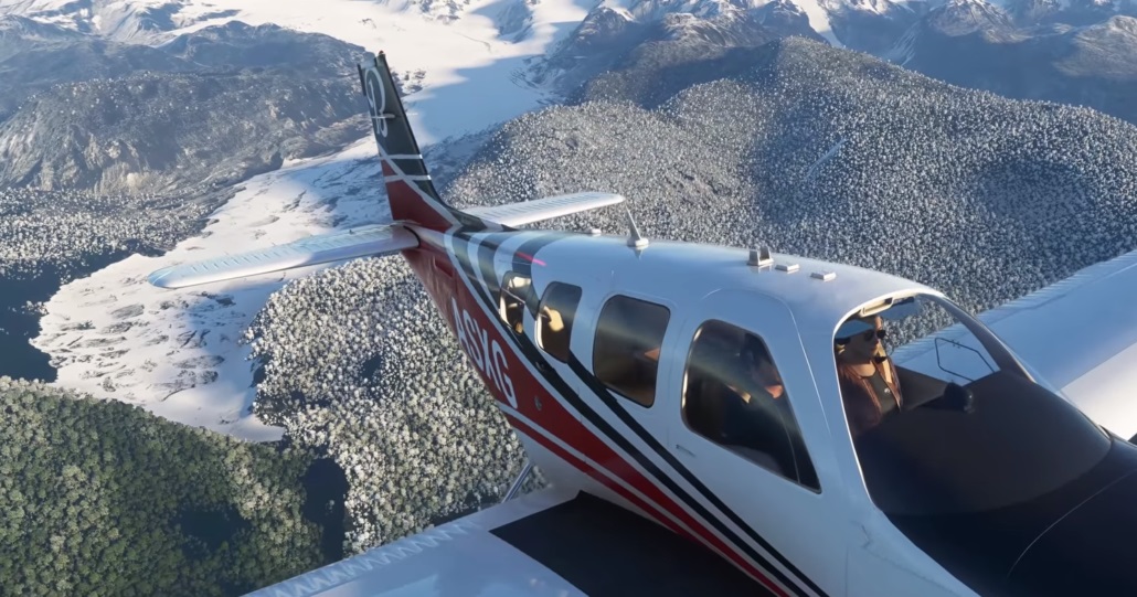 《微软飞行模拟》引入实时冰雪天气效果，模拟现实世界雪景