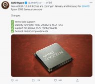 AMD 发布 AGESA 1.1.9.0 正式版：新增 Win10 s0i3 现代待机支持