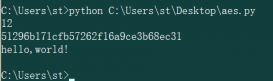 python的Crypto模块实现AES加密实例代码