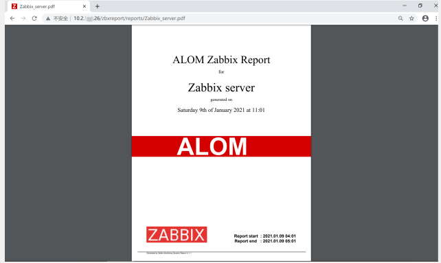 Zabbix监控的性能指标自动生成美观的Report报告