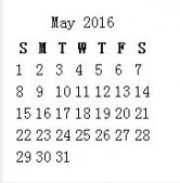 PHP简单创建日历的方法