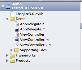 iOS App项目中引入SQLite数据库的教程