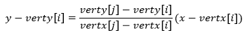 C语言实现的PNPoly算法代码例子