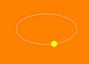 IOS 圆球沿着椭圆轨迹做动画