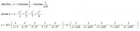 Python实现计算圆周率π的值到任意位的方法示例