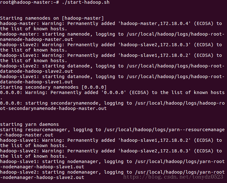 ubuntu docker搭建Hadoop集群环境的方法