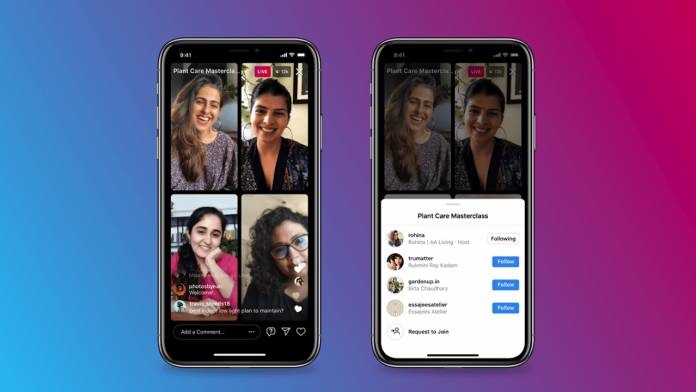 Instagram 推出视频聊天室功能：最多四人同屏，其他用户可观看