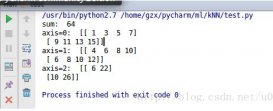 对python中array.sum(axis=?)的用法介绍
