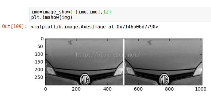 python numpy 显示图像阵列的实例
