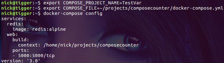 Docker Compose引用环境变量的方法示例