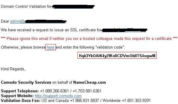 Namecheap的SSL证书激活及使用攻略