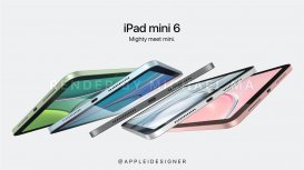 苹果 iPad mini 6 最新渲染图：类似于 iPad Air 4