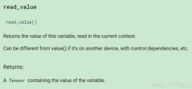tensorflow: variable的值与variable.read_value()的值区别详解