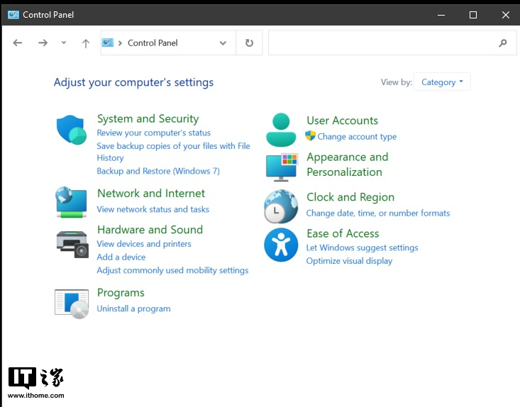 控制面板变革，微软 Windows 10 系统内部一波新图标曝光