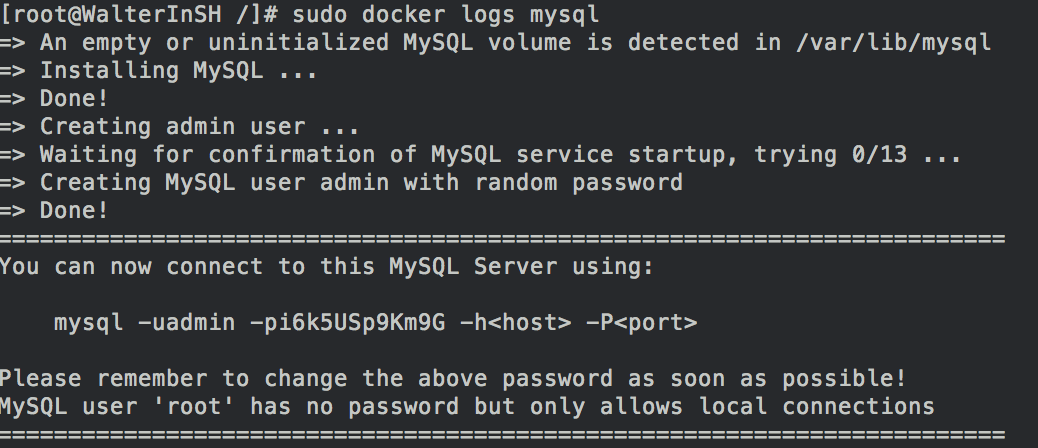 详解使用Docker部署MySQL（数据持久化）