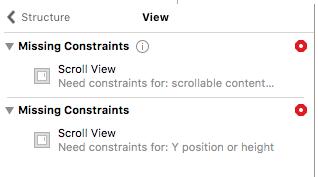 iOS xib文件中添加ScrollView约束的方法